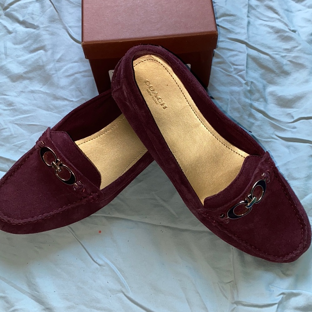 Coach Suede Flats